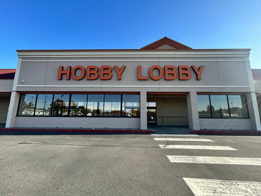 Hobby Lobby storefront with professionally cleaned windows